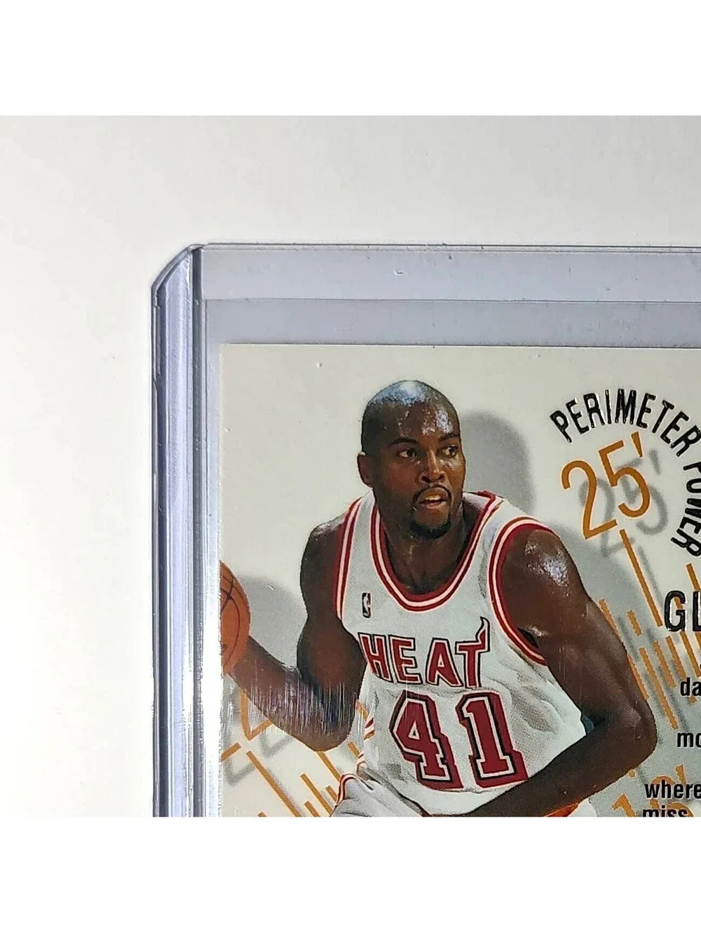 Glen Rice 1995-96 Flair NBA #10 Perimeter Power Card
